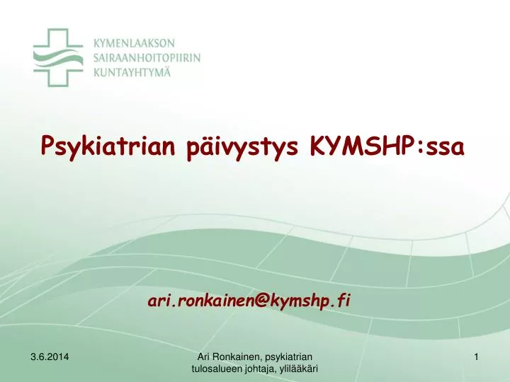 psykiatrian p ivystys kymshp ssa