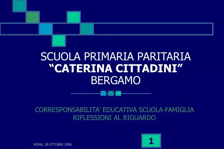 scuola primaria paritaria caterina cittadini bergamo