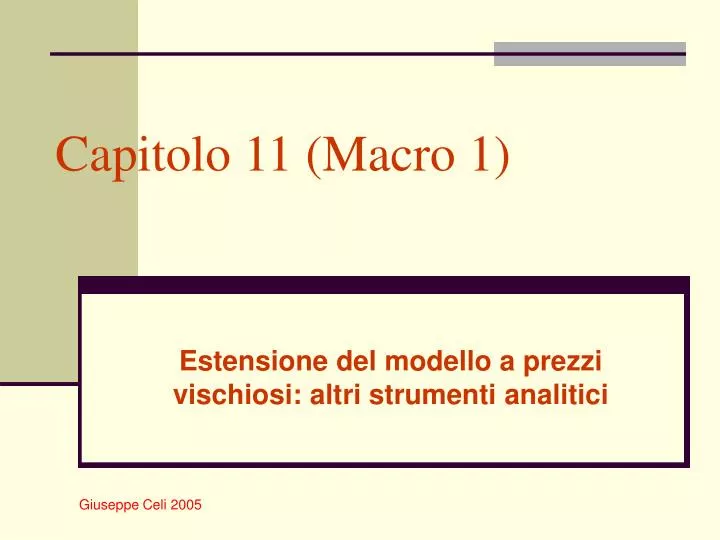 capitolo 11 macro 1