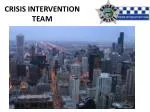 CRISIS INTERVENTION TEAM - slide 1