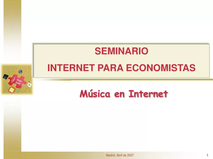 seminario internet para economistas