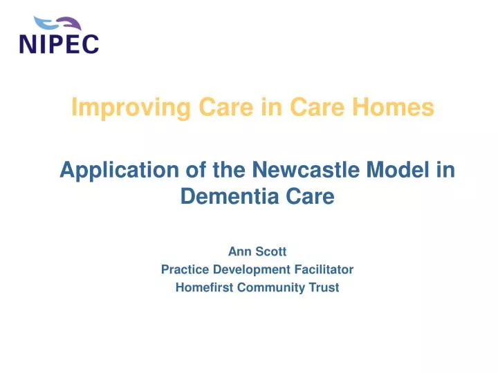 improving care in care homes