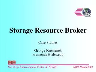 Storage Resource Broker