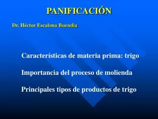 panificaci n