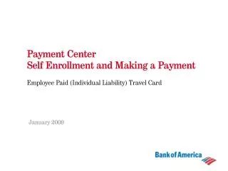 Payment Center Self Enrollment and Making a Payment