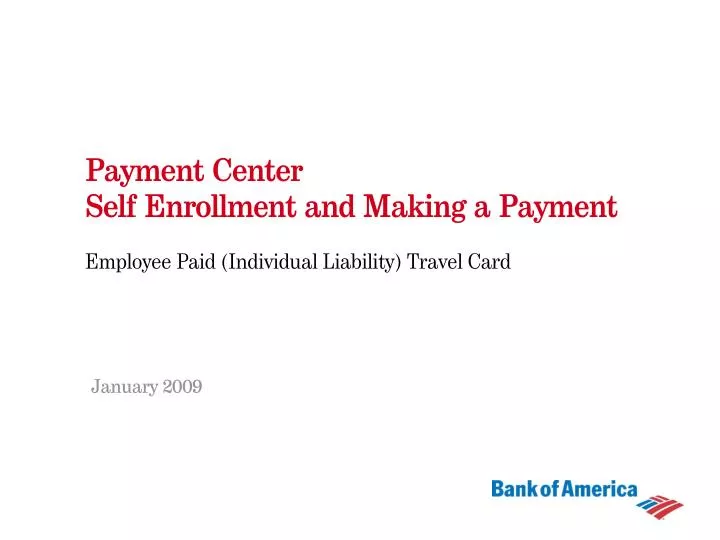 payment center self enrollment and making a payment