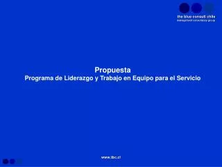 propuesta programa de liderazgo y trabajo en equipo para el servicio