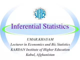 Inferential Statistics