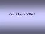 Geschichte der NSDAP - slide 1
