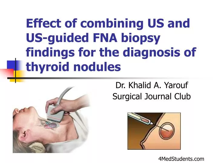 effect of combining us and us guided fna biopsy findings for the diagnosis of thyroid nodules