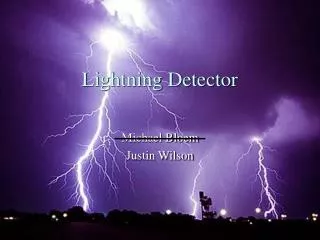 Lightning Detector