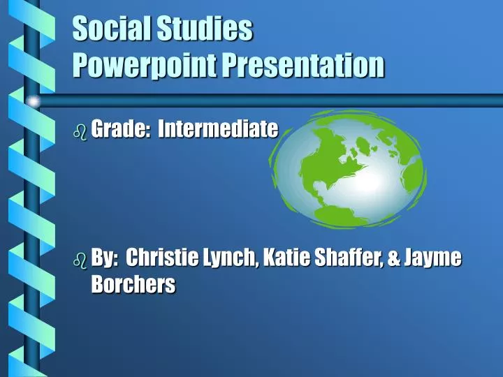 social studies powerpoint presentation