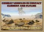 Advance in Mounted Warfare Evolution: Building Future Force Dominance - slide 1