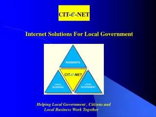 Internet Solutions For Local Government