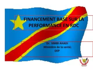 financement bas sur la performance en rdc