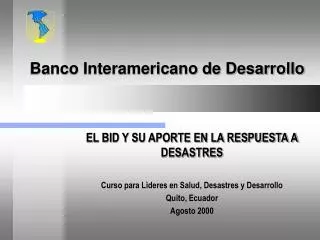 banco interamericano de desarrollo