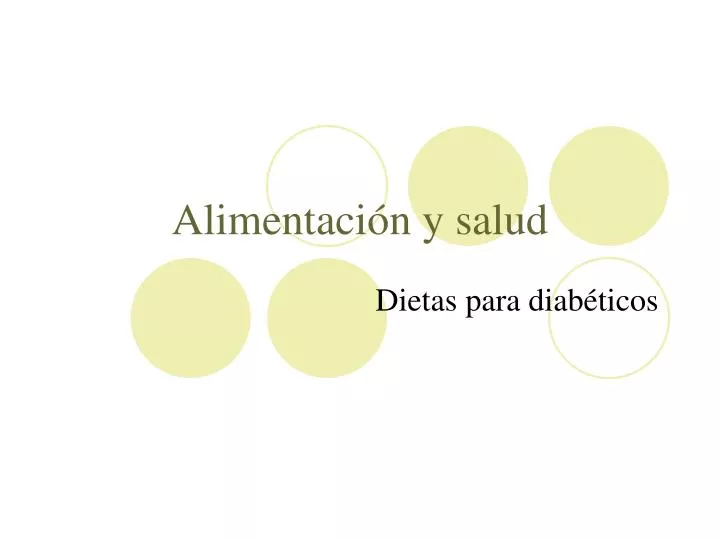 alimentaci n y salud