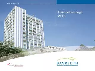 haushaltsvorlage 2012