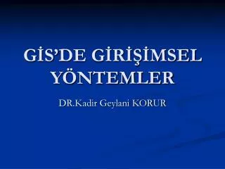 g s de g r msel y ntemler