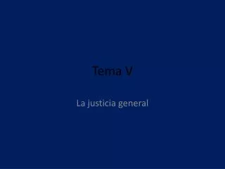 tema v