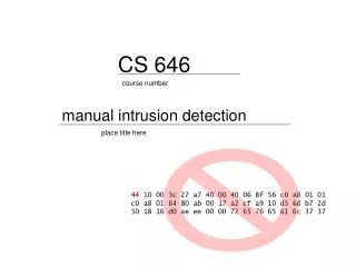 CS 646