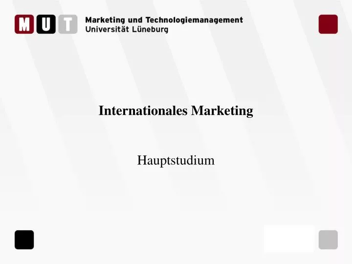 internationales marketing
