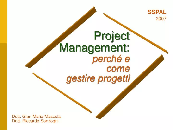 project management perch e come gestire progetti