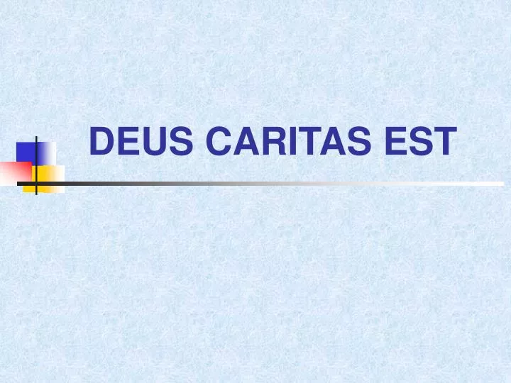 deus caritas est