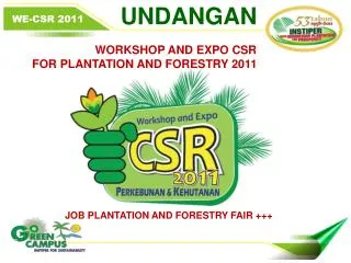 WE-CSR 2011