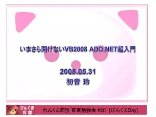 vb2008 ado net
