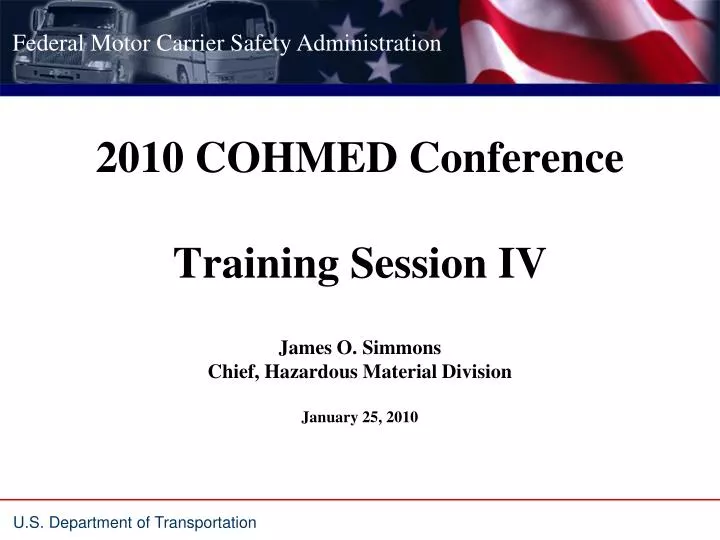 2010 cohmed conference training session iv