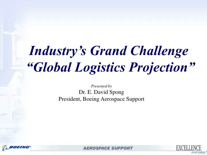 industry s grand challenge global logistics projection