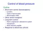 Control of blood pressure - slide 1