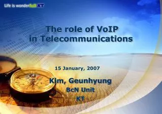 The role of VoIP in Telecommunications