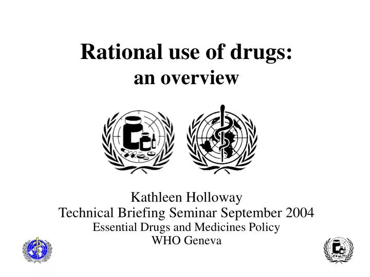 rational use of drugs an overview