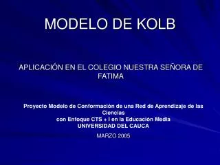 modelo de kolb