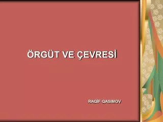rg t ve evres