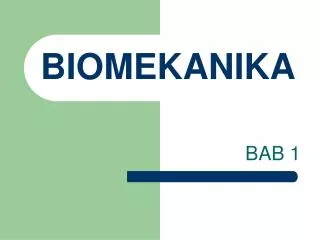 BIOMEKANIKA