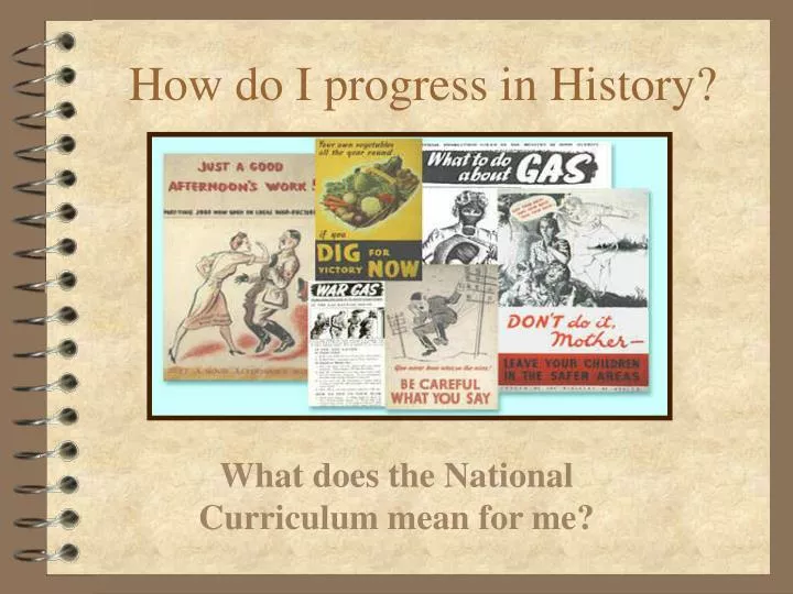 how do i progress in history