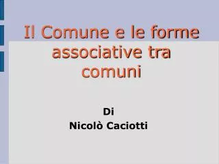 di nicol caciotti
