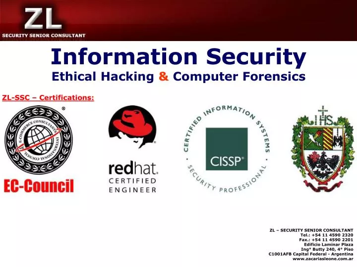 information security ethical hacking computer forensics