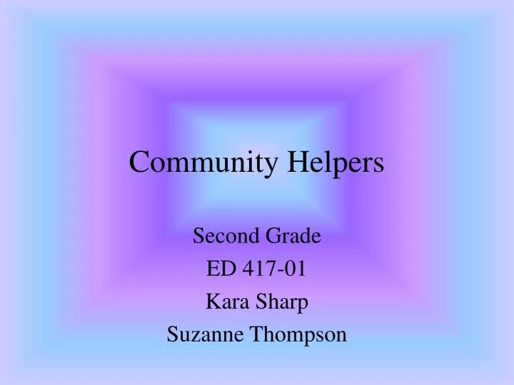 community helpers