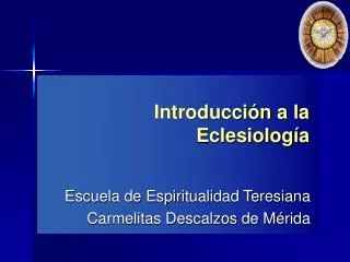 introducci n a la eclesiolog a