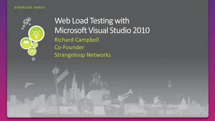 web load testing with microsoft visual studio 2010