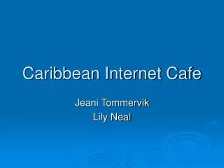 Caribbean Internet Cafe