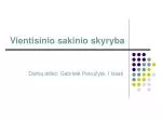 Vientisinio sakinio skyryba - slide 1
