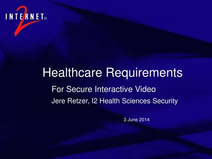 healthcare requirements