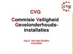 CVG - slide 1
