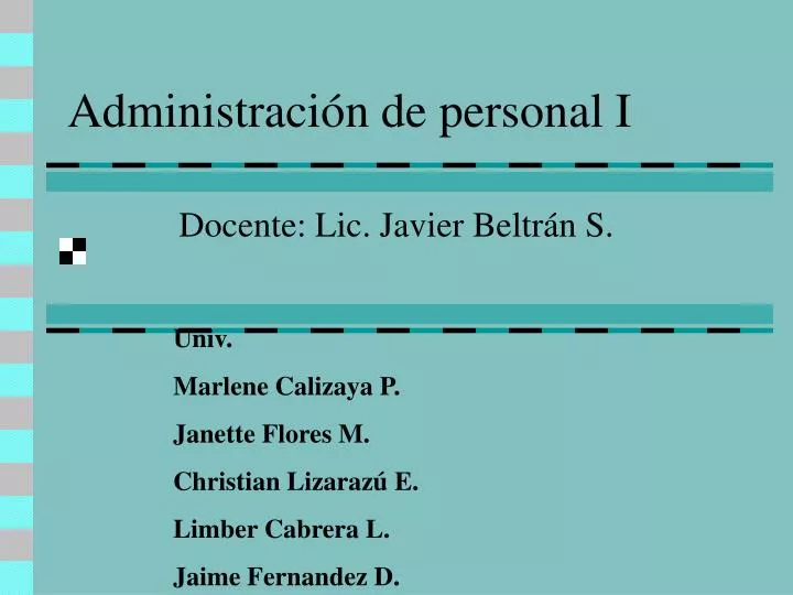 administraci n de personal i