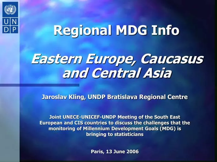 regional mdg info eastern europe caucasus and central asia